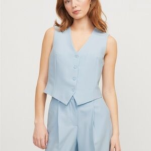 NWT Mulla Women's Light Blue Sleeveless Vest